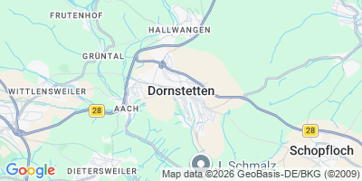 Karte Dornstetten