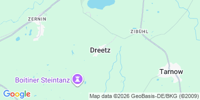 Karte Dreetz