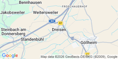Karte Dreisen