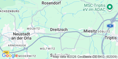 Karte Dreitzsch