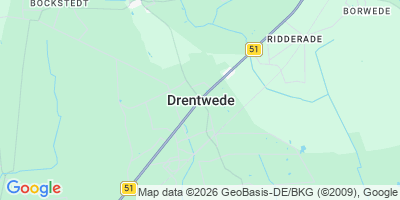 Karte Drentwede