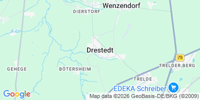 Karte Drestedt