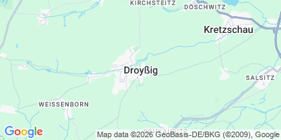 Karte Droyßig