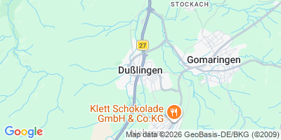 Karte Dußlingen