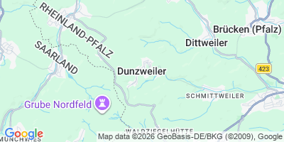Karte Dunzweiler