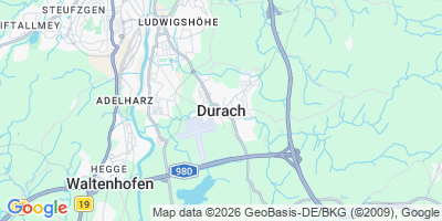 Karte Durach