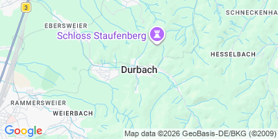 Karte Durbach