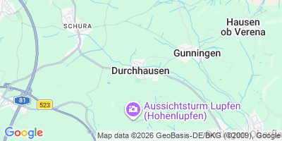 Karte Durchhausen