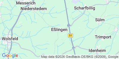 Karte Eßlingen