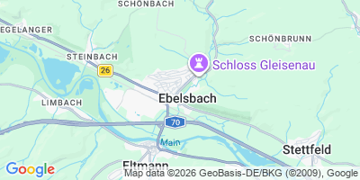 Karte Ebelsbach