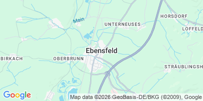 Karte Ebensfeld