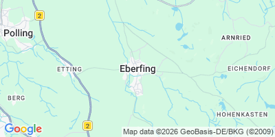 Karte Eberfing