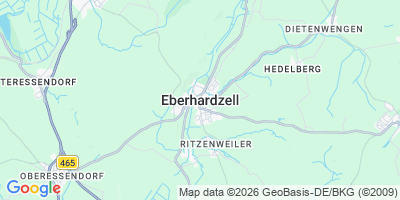 Karte Eberhardzell