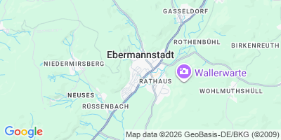 Karte Ebermannstadt