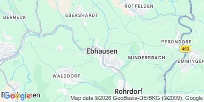 Karte Ebhausen