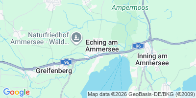 Karte Eching am Ammersee
