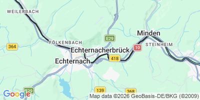 Karte Echternacherbrück