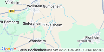 Karte Eckelsheim