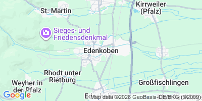 Karte Edenkoben