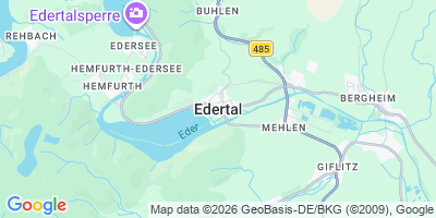 Karte Edertal