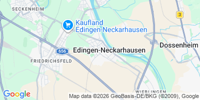 Karte Edingen-Neckarhausen