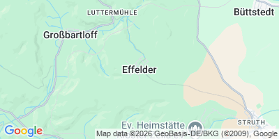 Karte Effelder