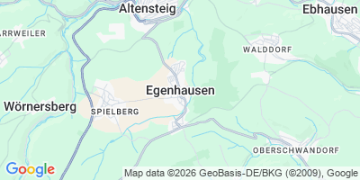 Karte Egenhausen