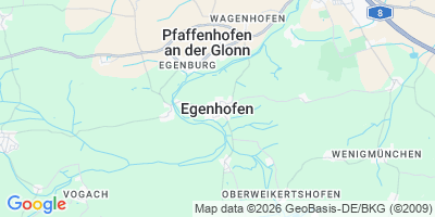 Karte Egenhofen