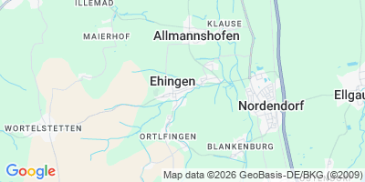 Karte Ehingen