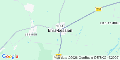 Karte Ehra-Lessien