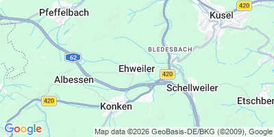 Karte Ehweiler