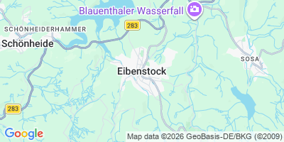 Karte Eibenstock