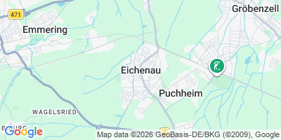 Karte Eichenau