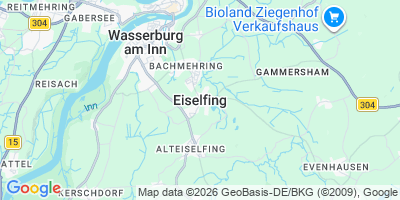 Karte Eiselfing