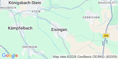 Karte Eisingen