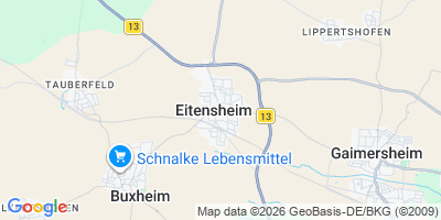 Karte Eitensheim