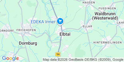 Karte Elbtal