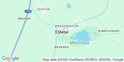 Karte Eldetal