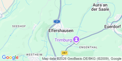 Karte Elfershausen