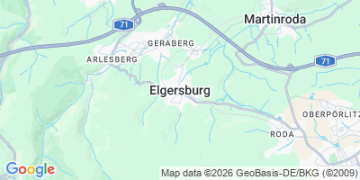 Karte Elgersburg