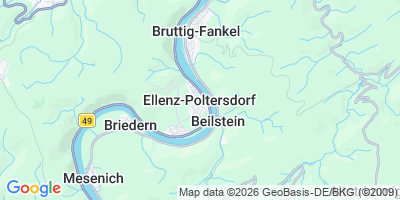 Karte Ellenz-Poltersdorf