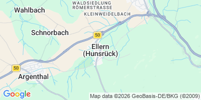 Karte Ellern (Hunsrück)