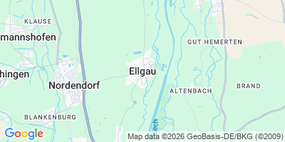 Karte Ellgau