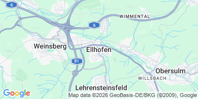 Karte Ellhofen