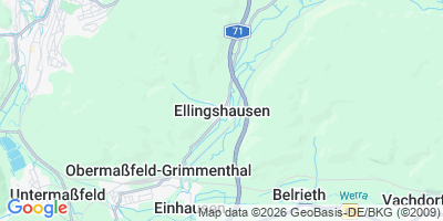 Karte Ellingshausen