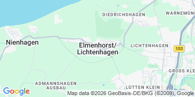 Karte Elmenhorst/Lichtenhagen