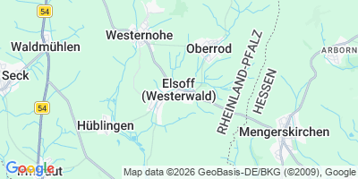 Karte Elsoff (Westerwald)