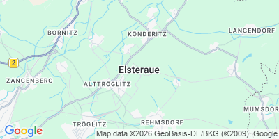 Karte Elsteraue