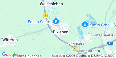 Karte Elxleben