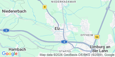Karte Elz